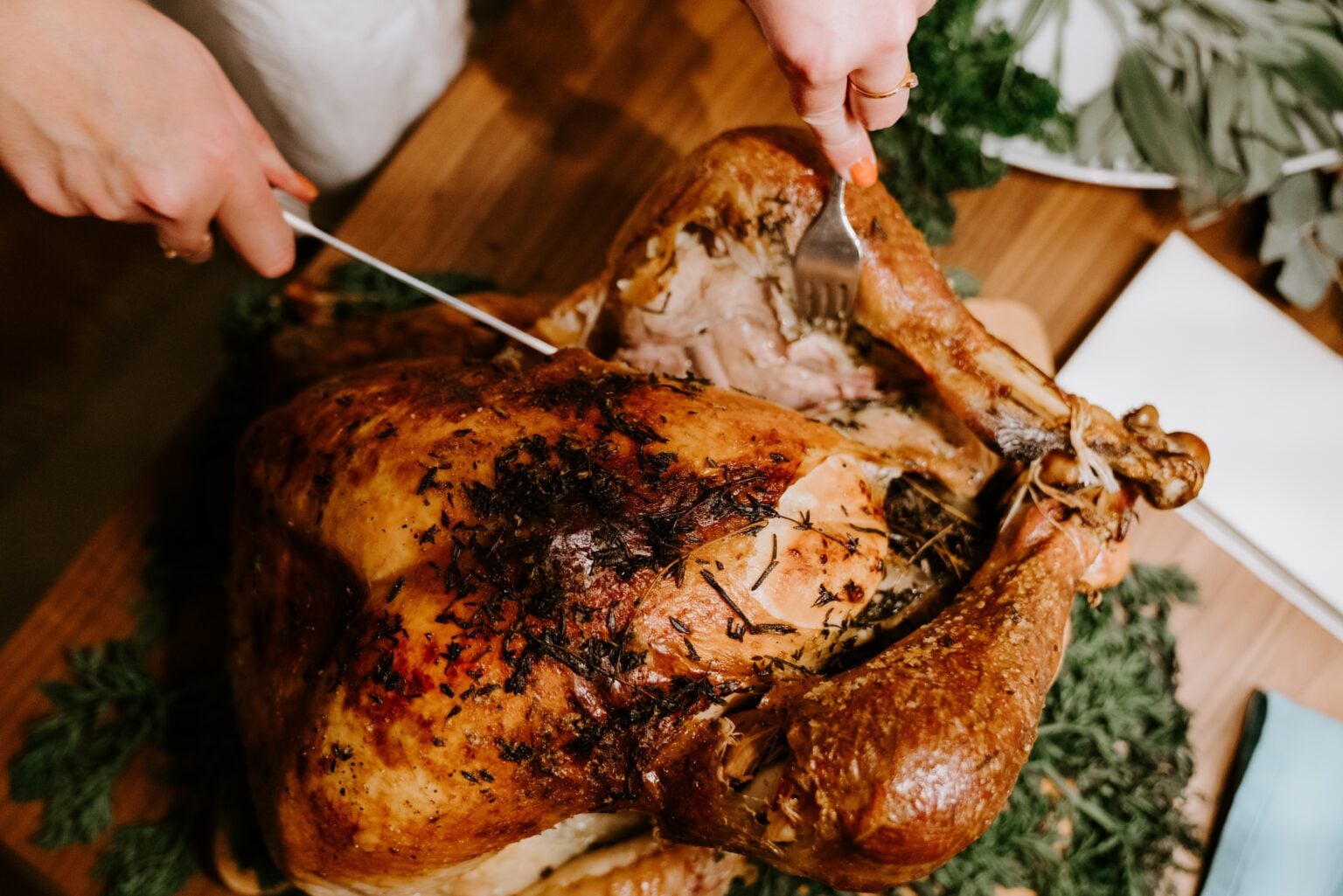 Family Recipe: Roasted Turkey and Rice with Raisins, Pine Nuts, and Almonds - Portugal.com